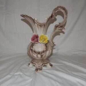 Capodimonte porcelain pitcher